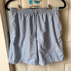Baby blue ZARA swim trunks 🌊